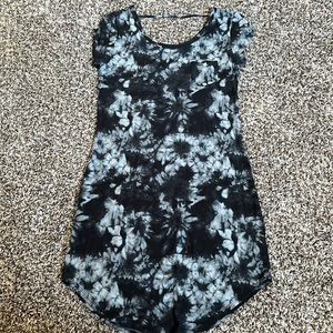 Dark tie dye dress